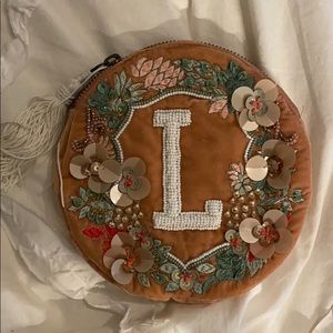 Never used before little anthropology pouch bag